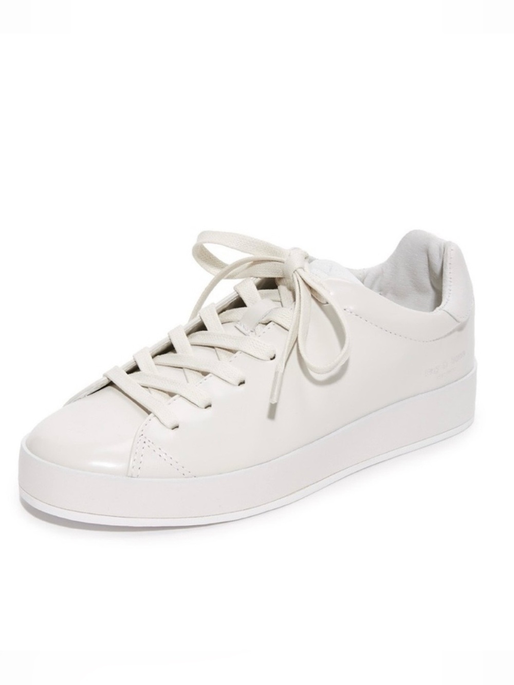 Rag & Bone RB1 Low Sneakers - Glossy White